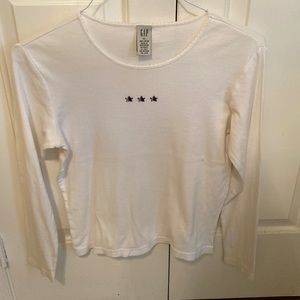 Gap Long Sleeve Star Top